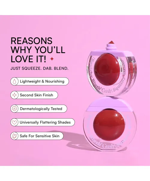 Gush: Squishy Blush - Strawberry Crush - 13gm