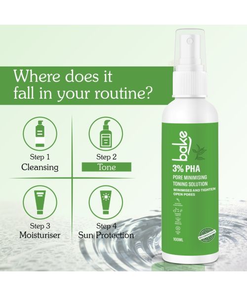 Bake Cosmetics: 3% PHA Pore Minimizing Toning Solution