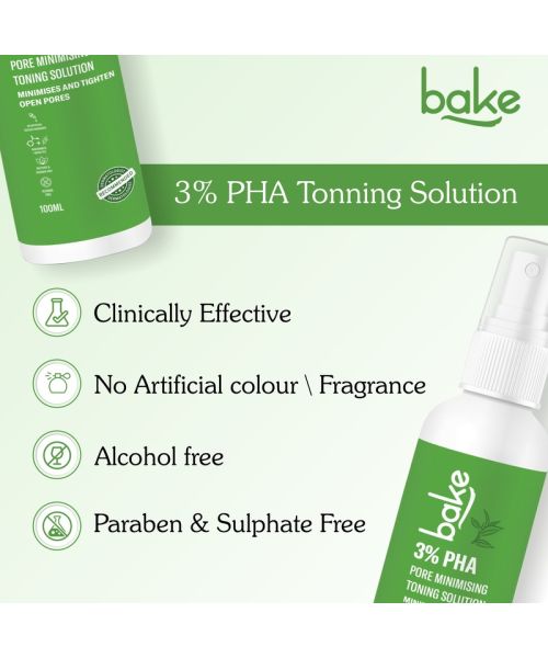 Bake Cosmetics: 3% PHA Pore Minimizing Toning Solution