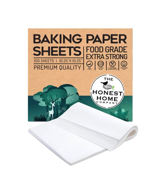 The Honest Home Company: Baking Paper Sheets | Pack of 100 Sheets