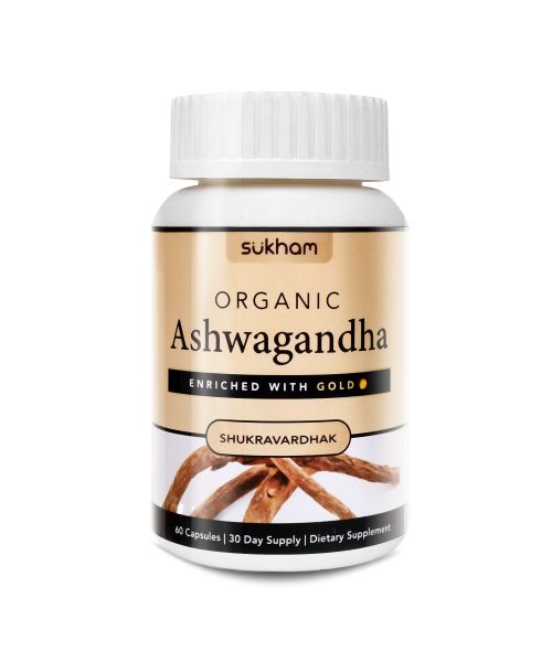 Sukham: Sukham Organic Ashwagandha Capsules
