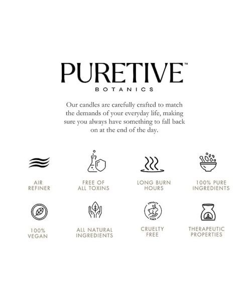 Puretive: Blooming Evening Scented Candles - Rose, Lily of Valley & Sandalwood