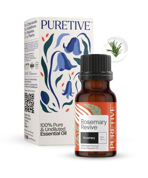 Puretive: Rosemary Essential Oil For Hair Growth, Hair Fall Control and Nourishment