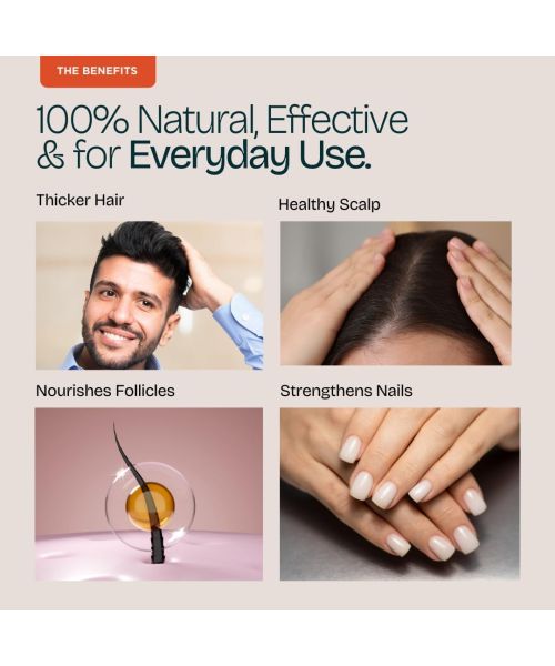 Puretive: Hair Revive | Plant Based Biotin | Promotes Healthy Hair and Fights Hair Fall