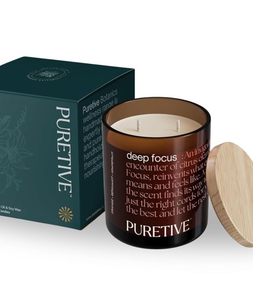 Puretive: DeepFocus Scented Aromatherapy Candle