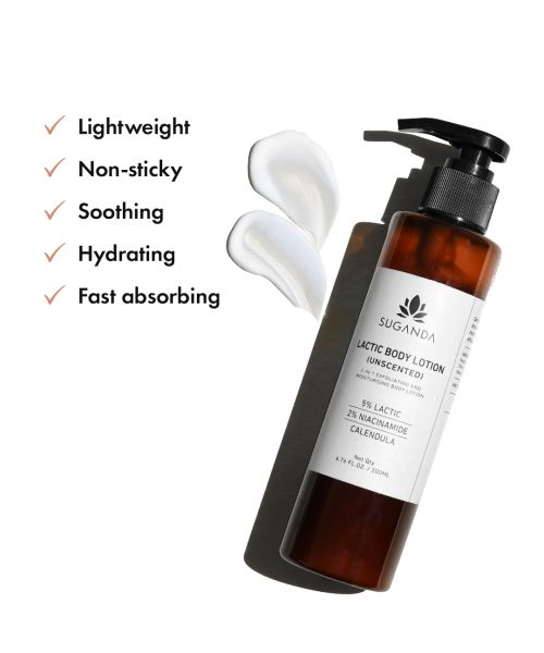 Suganda: Lactic Body Lotion (Unscented) 500ml