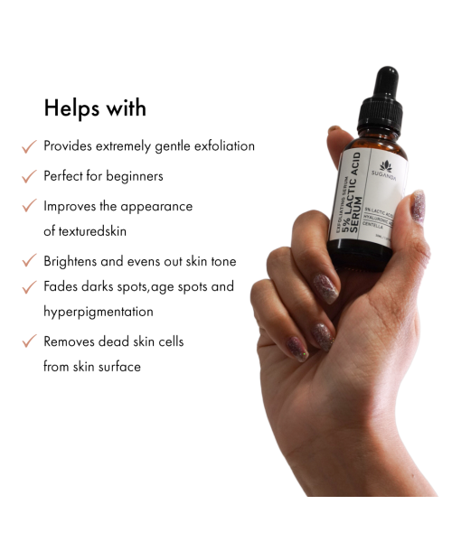 Suganda: 5% Lactic acid serum 30ml