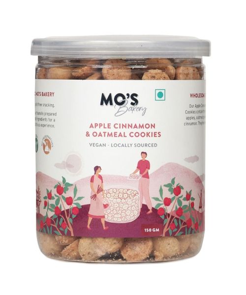MOS Bakery: Apple Cinnamon & Oatmeal Cookies - 150gm