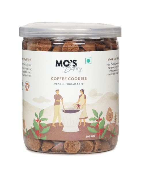 MOS Bakery: Sugar Free Coffee Cookies - 200gm