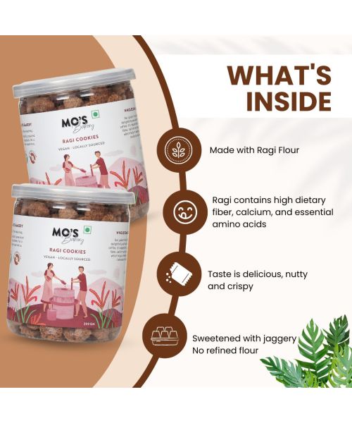 MOS Bakery: Ragi Cookies - 300g