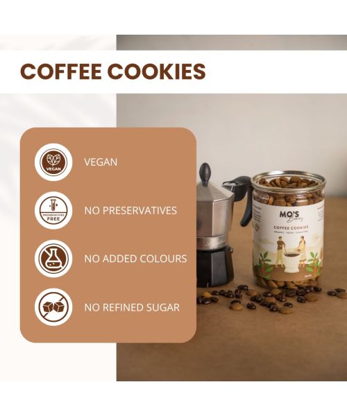 MOS Bakery: Sugar Free Coffee Cookies - 300gm