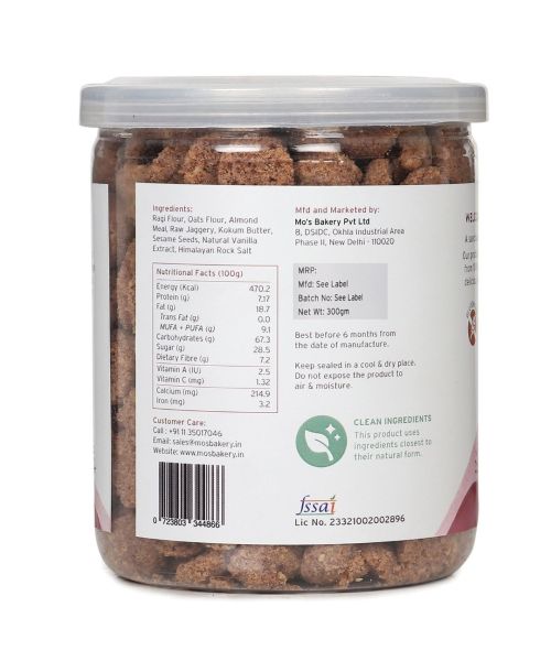 MOS Bakery: Ragi Cookies - 300g