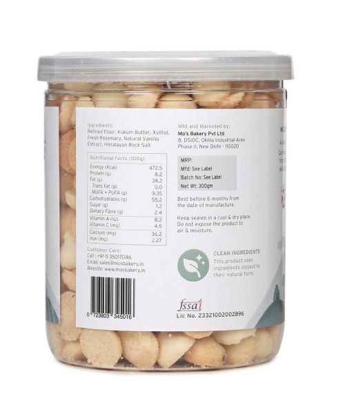 MOS Bakery: Sugar Free Rosemary Cookies - 300gm