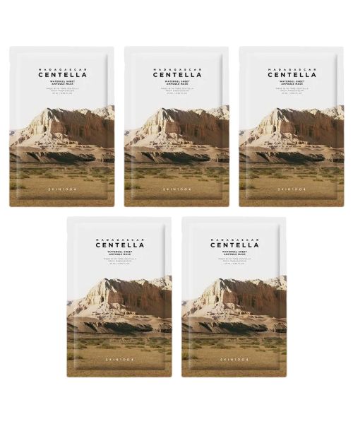 SKIN1004: Madagascar Centella Watergel Sheet Ampoule Mask 25Ml Pack Of 5