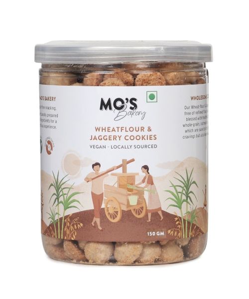 MOS Bakery: Wheatflour & Jaggery Cookies - 150 gm