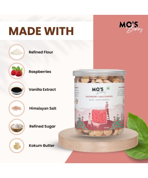 MOS Bakery: Raspberry Jam Cookies - 150gm