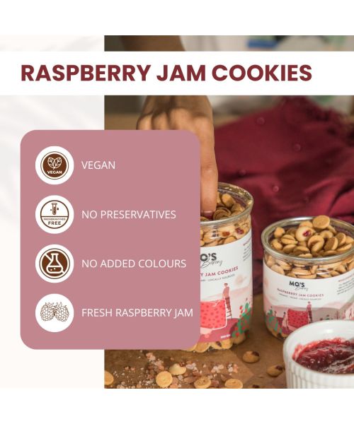 MOS Bakery: Raspberry Jam Cookies - 150gm