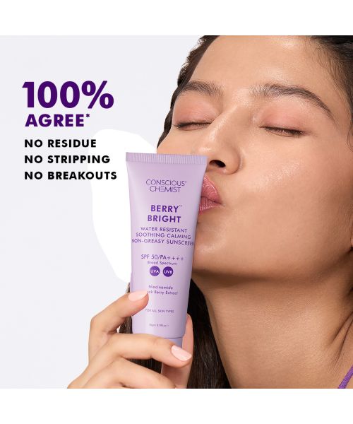 Conscious Chemist: Niacinamide Water Resistant Non-Greasy Sunscreen SPF 50 PA++++ (20g)