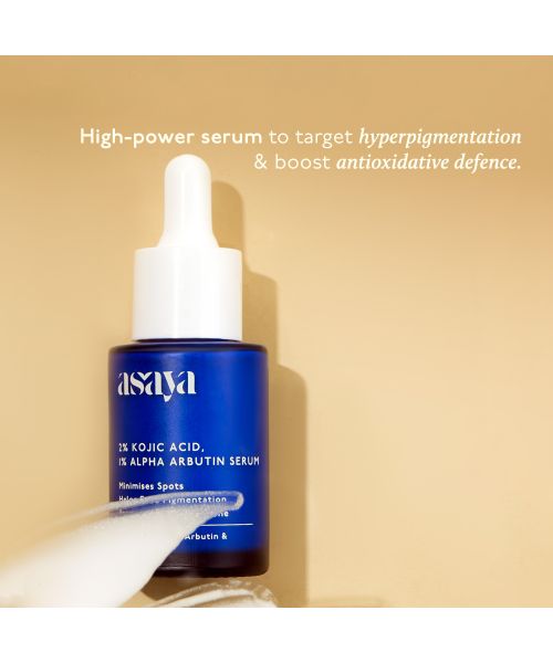 Asaya: 2% Kojic Acid Face Serum with 1% Alpha Arbutin - 30 ml
