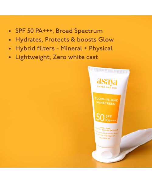 Asaya: Aqua Dew Sunscreen - 50 gm