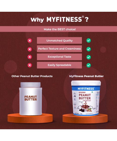 MYFITNESS: Chocolate crispy Peanut Butter - 2.5kg