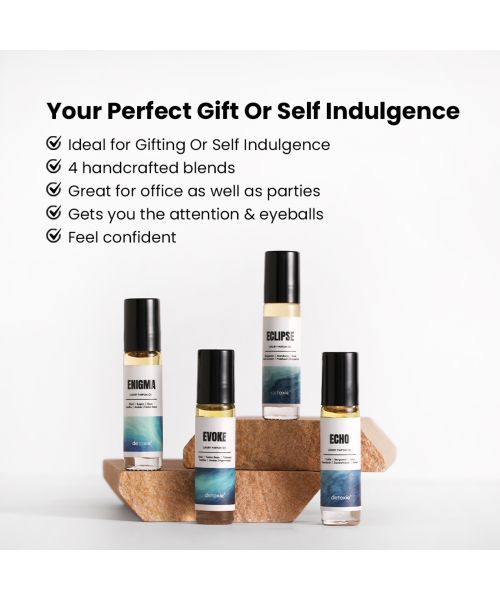 Detoxie: Detoxie | Luxury Parfum Oil (Attar) Gift Set - Limited Edition | Non-Alcoholic| Long Lasting | Oud, Sugar, Vanilla, Amber, Tonka Bean, Patchoulli, Grapefruit, Mandarin & Rose | Unisex | 32 ml