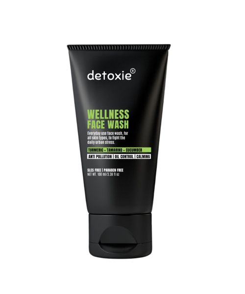 Detoxie: Detoxie | Wellness & Anti-Stress Combo | Face Serum 30ml +Moisturizer 50g +Under Eye Cream 15g + Face Wash 100ml