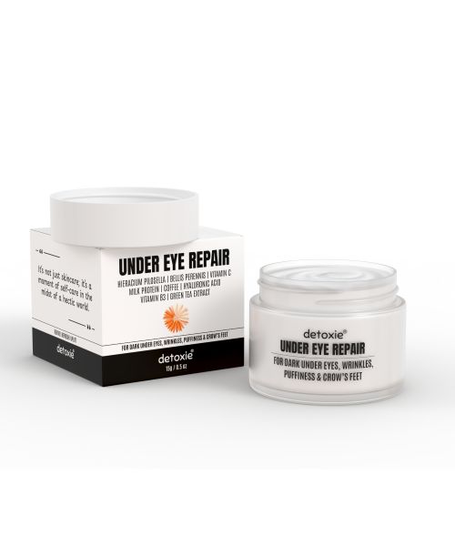 Detoxie: Detoxie | Stress Free Look Combo | Face Serum 30ml +Moisturizer 50g +Under Eye Cream 15g