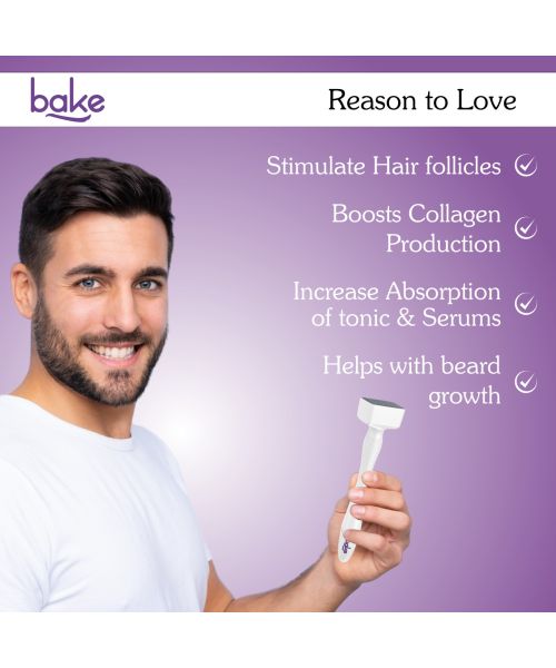 Bake Cosmetics: Derma Stamp for Hair Growth & Skin Repair with 140 Stainless Steel Needles (0.25mm3mm)