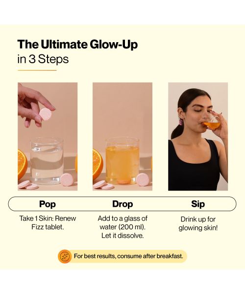 SETU: Skin Renew Glutathione - Orange Flavour -15 Effervescent Tablets