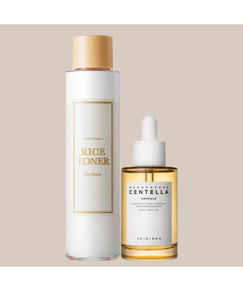 SKIN1004: SKIN1004 Centella Ampoule 55ml & I'm From Rice Toner 150ml