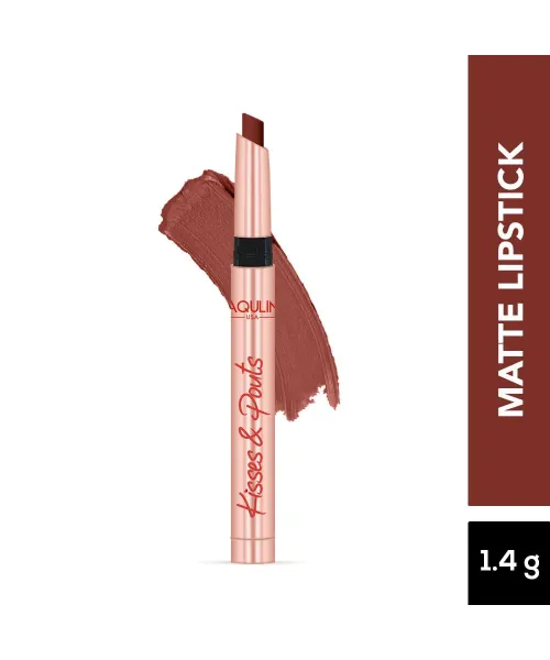 Jaquline USA: Kisses & Pouts Transfer Proof Matte Lipstick 1.4gm Steamy Kiss09