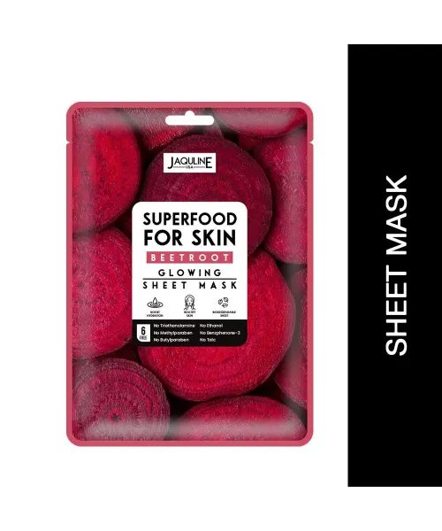Jaquline USA: Superfood Sheet Mask: Beetroot 25ml