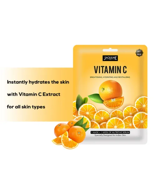Jaquline USA: Vitamin-C Sheet Mask1N
