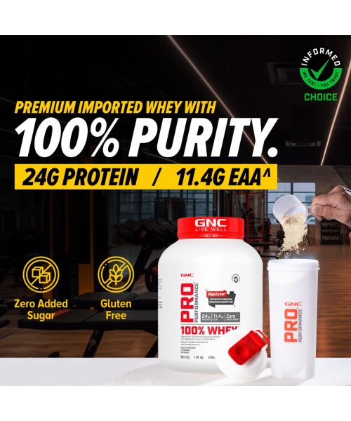 GNC: Pro Performance 100% Whey Protein Powder | Chocolate Supreme | 4 lbs