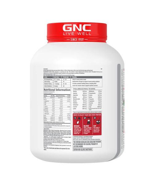 GNC: Pro Performance 100% Whey Protein Powder | Chocolate Supreme | 4 lbs
