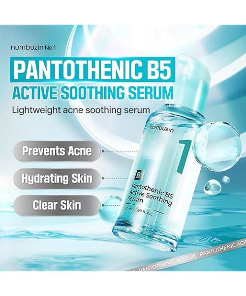 Numbuzin: No.1 Pantothenic B5 Active Soothing Serum (50ml)