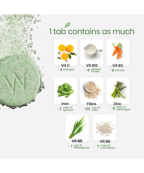 Wellbeing Nutrition: Daily Greens, Organic Wholefood Multivitamin - 15 Tabs