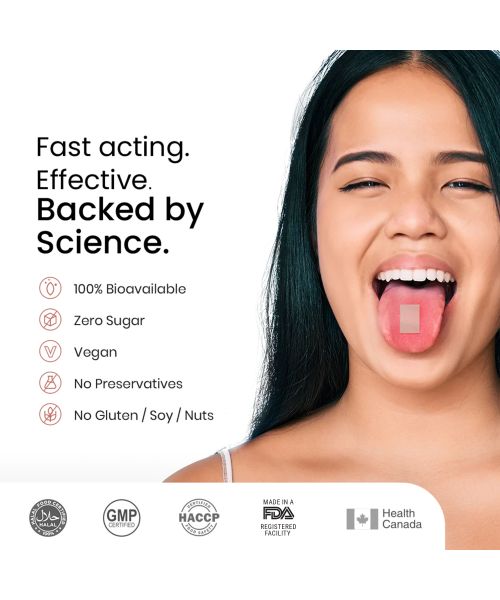 Wellbeing Nutrition: Natural Vitamin D3 + K2 Melts - 30 Oral Strips