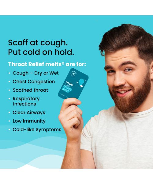 Wellbeing Nutrition: Instant Throat Relief Melts - 30 Oral Strips