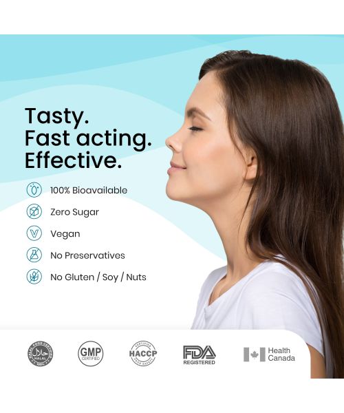 Wellbeing Nutrition: Instant Throat Relief Melts - 30 Oral Strips