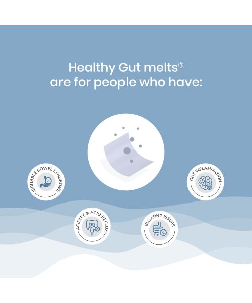 Wellbeing Nutrition: Healthy Gut Oral Melts Thin Strips - Probiotic, Sugar-Free | 30 pcs