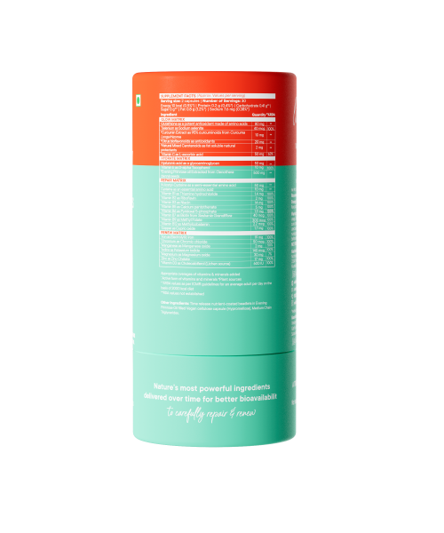 Wellbeing Nutrition: Slow Hair Skin & Nails | Collagen Glutathione - 60 Capsules