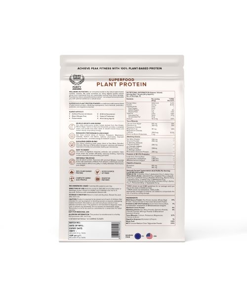 Wellbeing Nutrition: Special Offer -Superfood Plant Protein - Dark Chocolate Hazelnut - 500 gm