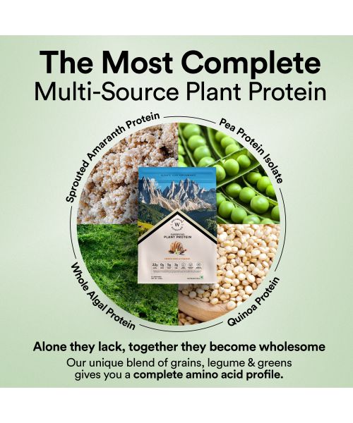 Wellbeing Nutrition: Superfood Plant Protein - Vanilla Caramel - 500 gm