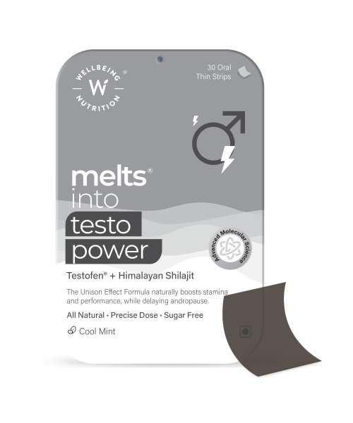 Wellbeing Nutrition: Melts Testo Power - 30 oral strips