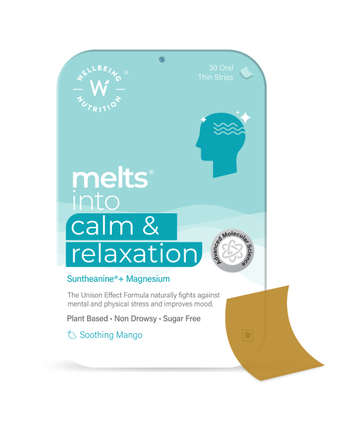 Wellbeing Nutrition: Melts Calm & Relaxation - 30 oral strips