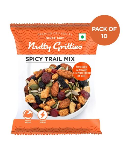 Nutty Gritties: Spicy Trail Mix -240g (10 Pack of 24g each)