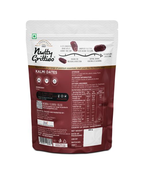 Nutty Gritties: Kalmi Dates - 700g (2 Pack of 350g each)