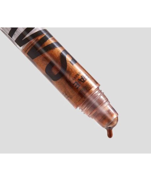 FAE Beauty: Bronze Gold Shimmer Lip Gloss - With Clickable Roller Ball Pen - Becoming - 6gm